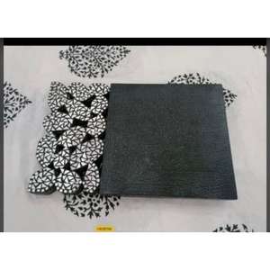 Napperon à manger en cuir lavable avec texture élégante Napperon à manger durable écologique pour les repas quotidiens - Product Image 2