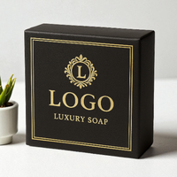 Luxus umwelt freundliche Papier box mit individuellem Druck für Seifen kosmetik Parfüm Kerze & Geschenk verpackung