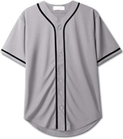 Maillot de baseball personnalisé pour hommes 100% Chemise de baseball en polyester pour hommes