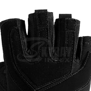 Guantes de levantamiento de pesas de cuero de 2 piezas de Venta caliente con soporte de muñeca para entrenamiento de gimnasia y Fitness deportivo - Product Image 6