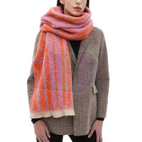 Écharpes longues en tricot chaud pour femmes, 100% laine, toucher doux, légères, isolation thermique pour la mode d'hiver, activités de plein air