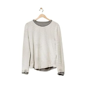 100% Cotton Single Jersey Oversize <b>T</b>-<b>Shirt</b> for Plus Size Men Export Oriented Breathable <b>Long</b> <b>Sleeves</b> Neck <b>Stripe</b> Color - Product Image 2