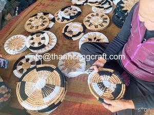 Venta al por mayor de decoración de pared de hierba marina hecha a mano en Vietnam colgante de pared tejido de alta calidad para la exportación e interiores de casas globales - Product Image 6