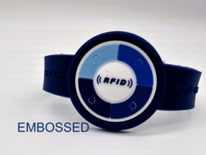 RFID Silicone Wristband <b>bracelet</b> molded with premium hypo-allergenic silicon - Product Image 4
