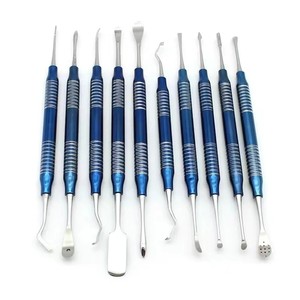 Conjunto de periostio, Instrumentos dentales de dentista, conjunto de elevador de periostio Molt, conjunto dental de titanio, instrumentos quirúrgicos - Product Image 5