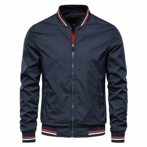 Chaqueta de bombardero personalizada para hombre, venta al por mayor, chaquetas de béisbol de satén en blanco, diseño de logotipo en relieve, chaquetas de bamber de colores - Product Image 3
