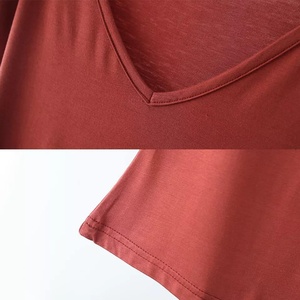 Elegant <b>Women</b> Cotton Tee 100% Premium Fabric Breathable Everyday Luxury Top Custom Colour Summer Style RRI-TS-05 - Product Image 4