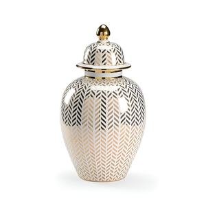 Grands pots à gingembre modernes en métal corail Rangement de cuisine Pots à gingembre en métal Toppers de table Pot à gingembre design - Product Image 3