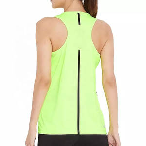 Cómoda ropa deportiva para gimnasio, camiseta sin mangas para mujer en Stock - Product Image 3