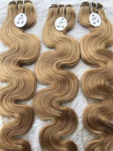 หนังกำพร้าบราซิลเรียงเวอร์จินที่ยังไม่ได้สีดิบ #18รวมกลุ่มผมร่างกายขายส่ง100% Remy มนุษย์ผมของผู้ขายการรวมกลุ่ม - Product Image 4