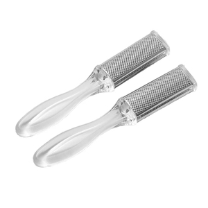Stainless Steel Foot <b>File</b> Pedicure Tool Deskin De Callus Removal Foot Care Board Callus Remover Long Handle Eco friendly - Product Image 4