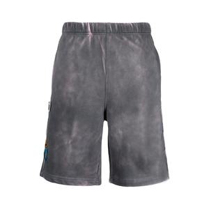 OEM Stylish Custom LOGO Distressed Cotton <b>Sweat</b> <b>Shorts</b> Sun Faded <b>Shorts</b> Cut Edge Acid Wash <b>Men's</b> <b>Shorts</b> Low MOQ - Product Image 1