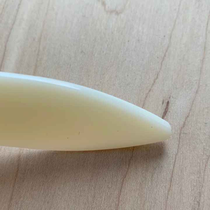 ÉCHELLES DE RAYON DE POIGNÉE D'ÉCHELLES D'OS, ÉCHELLE D'OS BLANCHIE TEINTE PERSONNALISER LA TAILLE - Product Image 3