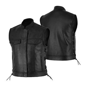 Gilet en cuir imperméable à la mode pour hommes bonne qualité 100% cuir coton remplissage nouveau Design prix raisonnable vêtements d'hiver - Product Image 1