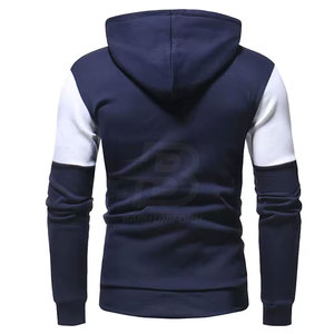 2025 algodón de alta calidad para hombre, Sudadera con capucha transpirable sólida de ajuste Regular, venta al por mayor, Etiqueta Privada, mangas completas, teñido liso para invierno - Product Image 4