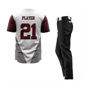Maillots de Baseball Respirants pour Hommes de Sublimation Personnalisés de Meilleure Qualité, Vente en Gros d'Uniforme de Baseball en Tissu Respirant, Bon Marché Vente en Gros - Product Image 3