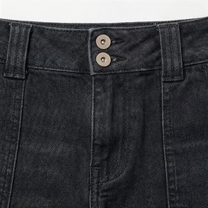 <b>Women's</b> Wide Leg Mid Waist Relaxed Pants Straight Leg Trendy Corduroy Workout <b>Jean</b> Pants for <b>Women</b> Customized Color Styles - Product Image 4