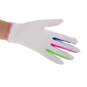 Logo de marque personnalisé Gants de golf en cuir véritable Cabretta colorés pour hommes et femmes du Pakistan Accessoire de sport main gauche - Product Image 3
