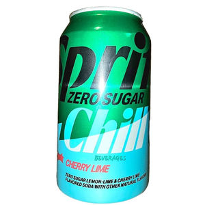 Refresco de Soda Spritee Chill Zero Sugar Sabor Cereza y Lima Natural en Lata, 12 fl oz, Paquete de 12, Alta Calidad, Nuevo, Venta al por Mayor - Product Image 4
