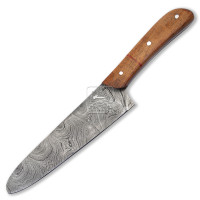 Hete Aanbieding Eco-vriendelijke Japanse Stijl Damascus Staal Keukenmessenset DD-KKS-908 Professionele Rosewood Handgreep Lederen Schede Set