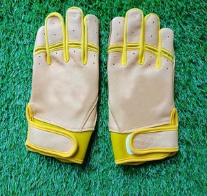 Gants de frappe de baseball en cuir respirant sur mesure Dragonne réglable léger de haute qualité - Product Image 5
