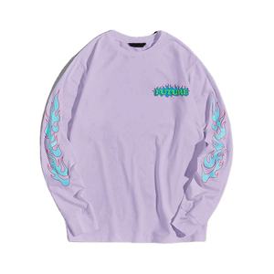 T-shirt à manches longues pour homme, nouvelle mode, coton de qualité, coupe ample, col rond, vêtements d'hiver, t-shirts à manches longues personnalisés - Product Image 1