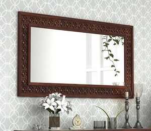 <b>wooden</b> wall <b>mirror</b> - Product Image 1