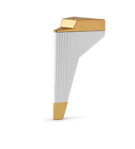 Venus 18cm Blanc Heavy Duty T Forme Patte En Plastique pour Meubles Moderne Canapé Armoire Salle À Manger Chaise Lit - Product Image 1