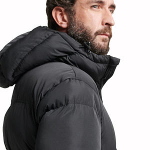 2024 hiver hommes mode manteau bouffant haute qualité léger bulle veste avec col montant et fermeture éclair à capuche taille XL - Product Image 5