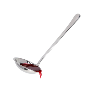 Cuchara de sopa de acero inoxidable al por mayor, utensilios de cocina, espátula, juego de cucharas de sopa, mango de tubo redondo, utensilios de cocina, gran oferta - Product Image 2