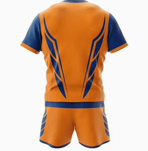 Venta al por mayor de ropa deportiva de Rugby Unisex conjunto transpirable logotipo personalizado impreso uniformes transpirables nuevo estilo técnica de sublimación - Product Image 3