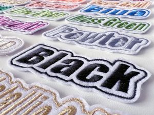 Personnalisé fabriqué en usine pas cher prix tissu brodé Patch Badges coudre des patchs de broderie vêtements tissé Badges Patch - Product Image 4