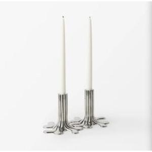 Bougeoir en aluminium de style vintage de qualité supérieure avec des détails exquis et un savoir-faire élégant pour une décoration de luxe - Product Image 1