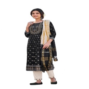 High Quality <b>Women's</b> Cotton Modal Rayon Kurti from Indian Supplier for Wedding Ethnic Wear - Product Image 1