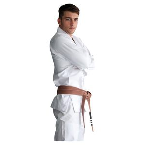 Kimono de Jiu-Jitsu brésilien pour femmes, rose, 350 g/m², tissage perlé, coton pré-rétréci, logo personnalisé, tenue d'entraînement d'arts martiaux - Product Image 3