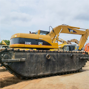 Pelleteuse amphibie CAT 320C Machines de construction d'occasion Bonne performance Digger à vendre - Product Image 4
