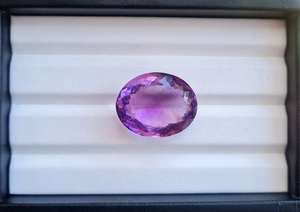 Ametyste Naturelle de Haute Qualité, Pierre Précieuse Ovale de Qualité Supérieure, Coupe Haute Précision, Vente en Gros Directe Disponible Maintenant! Mehrajudin Gems - Product Image 2