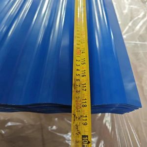 Hochwertiger Fabrik preis Zink verzinkung Alle Typen DX51D Vor lackierte Welldach bahnen - Product Image 4