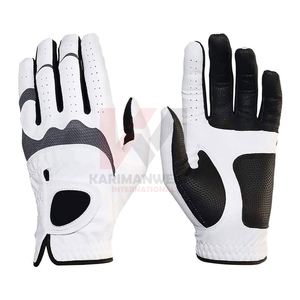 Premium Golf Glove Left Hand Wear Men's Spandex Leather Sheepskin Wool <b>Blend</b> Paint Splatter Grip Sports Gloves Oem Supplier - Product Image 1