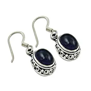Pendientes de Plata 925 con Piedra Azul para Mujer, Regalo - Product Image 2