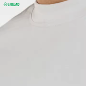 เสื้อยืดคอกลมสีดำทรงหลวมสำหรับผู้ชายไซส์ใหญ่ คุณภาพสูง ผ้าคอตตอนผสม ล้างสีแบบแอซิดวอช เป็นมิตรต่อสิ่งแวดล้อม - Product Image 6