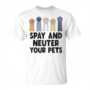 Camiseta para esterilizar y castrar a tus mascotas, rescate de animales, gatos y perros - Product Image 2