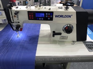 Machine à coudre à point droit à plat haute performance, moteur en plastique, lubrification à grande vitesse, positionnement automatique de l'aiguille - Product Image 5