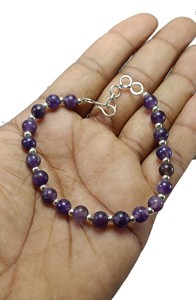 <b>Bracelet</b> <b>Crystal</b> Amethyst Beads Adjustment <b>Bracelet</b> <b>Crystal</b> Gemstone <b>Healing</b> Fashion Jewelry Men and Women Gift EnergyMeditation - Product Image 3