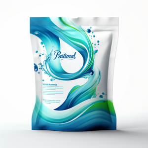 Paquet de détergent blanc mat Pochette debout Emballage Sac à fermeture éclair Doypack Mylar Sacs de protection pour enfants - Product Image 2