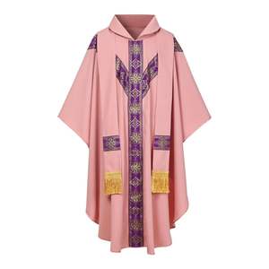 Vêtements liturgiques catholiques traditionnels, vêtements religieux brodés de haute qualité, chasuble d'église sur mesure, robes de prêtre - Product Image 4