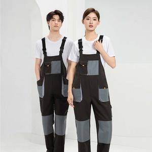 Ropa de Trabajo Personalizada Antiestática, Impermeable y Transpirable para Hombre, Pantalones de Trabajo con Peto, Overol con Múltiples Bolsillos y Estampado en Relieve - Product Image 3