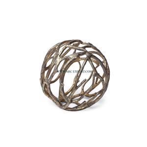 Fabrication de sculptures d'intérieur et d'extérieur en aluminium plaqué or, vente en gros de sculptures en métal de table de grande taille de dernière conception - Product Image 1