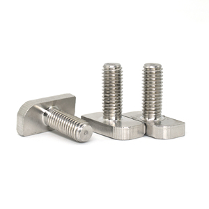 Tùy Chỉnh Ốc Vít M5 M6 M8 M10 304 Thép Không Gỉ T Bolt Lớn Hình Chữ Nhật Bu Lông Đầu Cho Nhôm Hồ Sơ Đầu Vuông Vít - Product Image 2