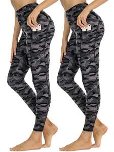 Mallas de yoga transpirables de secado rápido personalizadas, mallas deportivas de compresión para correr para mujer, mallas de yoga sin costuras de moda de cintura alta - Product Image 6